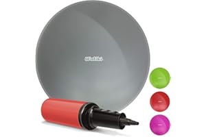 WALIKI Children's Wobbly Cushion, Alternative Classroom Seating | Inflatable Core Disc Seats for School (Pump Included, 12”/30CM, Gray)