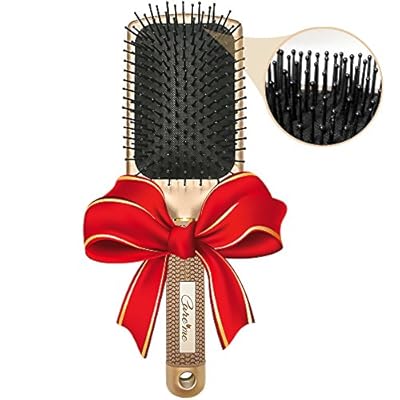 Large Flat Paddle Hair Brush With Nylon Bristles Best For