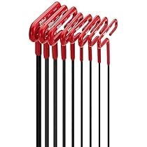 EKLIND 53168 Cushion Grip Hex T-Key allen wrench - 8pc set