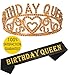 Birthday Decorations, Happy Birthday, Christmas Gifts, Birthday Queen Sash and Tiara, Birthday Girl Headband, Birthday Girl Accessories, Happy Birthday Party Supplies, Favors, Decorations 13th, 16th, 21st, 30th, 35th,