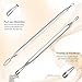 BESTOPE Blackhead Remover Tool Comedone Pimple Extractor Tool Treatment for Blemish Whitehead Acne Zit and Risk Free Nose Facial Skin (5PCs)