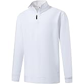 M MAELREG Boys Long Sleeve Quarter Zip Pullover Fleece Warmth Mock Neck Solid Youth Sweatshirt Winter Clothes for Kids