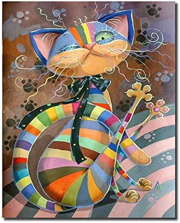 Cat 5D Diamond Painting Rhinestone Painting Kit Diamond Dotz Kits 30 x 40 cm