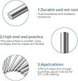 OFFCUP 5mm x 250mm Stainless Steel Round Rods 2pcs view 3