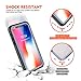 iPhone X/iPhone Xs Waterproof Case, OTBBA Full Sealed IP68 Certified Snowproof Dustproof Shockproof Heavy Duty Protection Underwater Case for iPhone X/iPhone Xs (Black-Translucent)