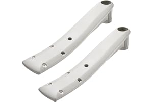 Deck Support 160-0001PG for Above Ground Swimming BiltMor ladders or Pool Steps (Pearl Gray) - 2Pack