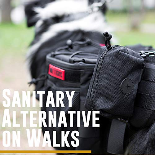 Doggy Poop Bag Holder Zipper Dog Waste Bag Pouch Leash