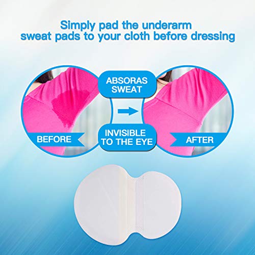 Underarm Sweat Pads - Fight Hyperhidrosis [100 Pack] for Men and Women Underarm Armpit Sweat Pads Shield Dress Shields Sweat Guard - Thumbnail 4