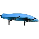 LINGVUM Kayak Storage Rack, Adjustable Wall Mount for Kayak, Canoe, Paddle Board, Heavy-Duty Kayak Wall Rack for Indoor and Outdoor