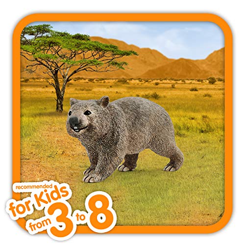schleich 14834 Wombat, für Kinder ab 3+ Jahren, WILD LIFE - Spielfigur – Bild 2