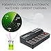 Solarice 60W 10-Port Family-Sized Desktop USB Rapid Charger Smart USB Ports with Auto Detective Technology Black