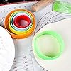 kuou-6-pcs-Cookie-Cutters-Plastic-Double-Sided-PlainCrinkle-Round-Cookie-Cutters-Baking-Tools-Kitchen-Gadgets-Baking-Tools-AccessoriesRandom-Color kuou 6 pcs Cookie Cutters, Plastic Double Sided Plain/Crinkle Round Cookie Cutters Baking Tools Kitchen Gadgets Baking…