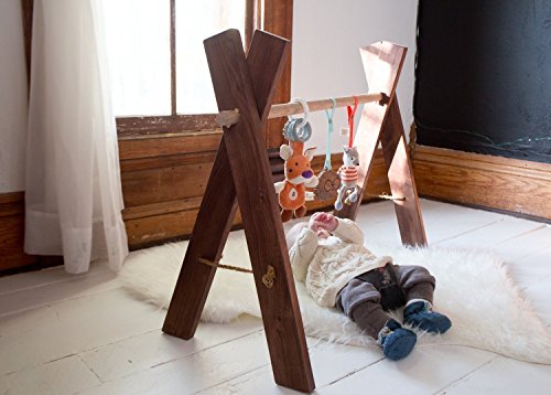 Natural Wooden Baby Gym - Kids Activity Gym Eco Friendly Nursery Furniture