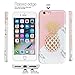 J.west Compatible with iPhone 6/6S Case Slim-Fit Ultra-Thin Anti-Scratch Shock Proof Dust Proof Anti-Finger Print Soft Flexible TPU Case - Marble Gold Pineapple