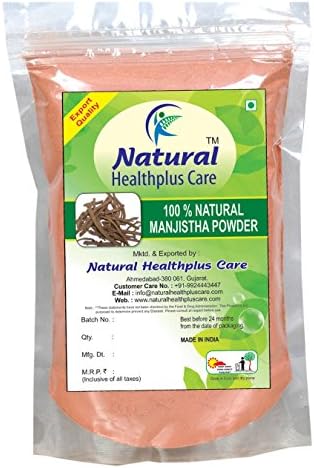 100% Natural Manjistha Root (RUBIA CORDIFOLIA) Powder as HAIR COLORANT NATURALLY by Natural Healthplus Care (1/2 lb / 8 ounces / 227 g)