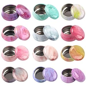 Gukasxi Kaarsenmaker, accessoires, 12 stuks, doe-het-zelf kaarsen, blikjes, kleine koekjesdoos, metalen doos, kleine…