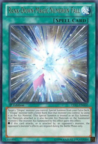 Yu-Gi-Oh! - Rank-Down-Magic Numeron Fall (LVAL-EN060) - Legacy of the Valiant - 1st Edition - Rare
