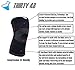 Thirty48 Knee Support Brace-Open patella-dual coil spring support stabilizers, relieves joint pain from ACL, MCL,PCL injury recovery, Arthritis, Sports. Knee protector Relieves Pain Symptoms