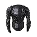 Goldfox Men's Motorbike Motorcycle Protective Body Armour Armor Jacket Guard Bike Bicycle Cycling Riding Biker Motocross Gear Black(XXX-Large)