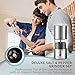 Kitchen Lovers Salt and Pepper Mill Set with Adjustable Grinder Settings