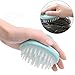 OR Pure Shampoo Brush,Head Neck Massager Brush,Hair Scalp Brush,Head cleaner- Soft Silicone Rubber Bristles ,Round Type Non Slip Shampoo Comb with Removable for Dry Damaged Hair,Men,Women, Kids