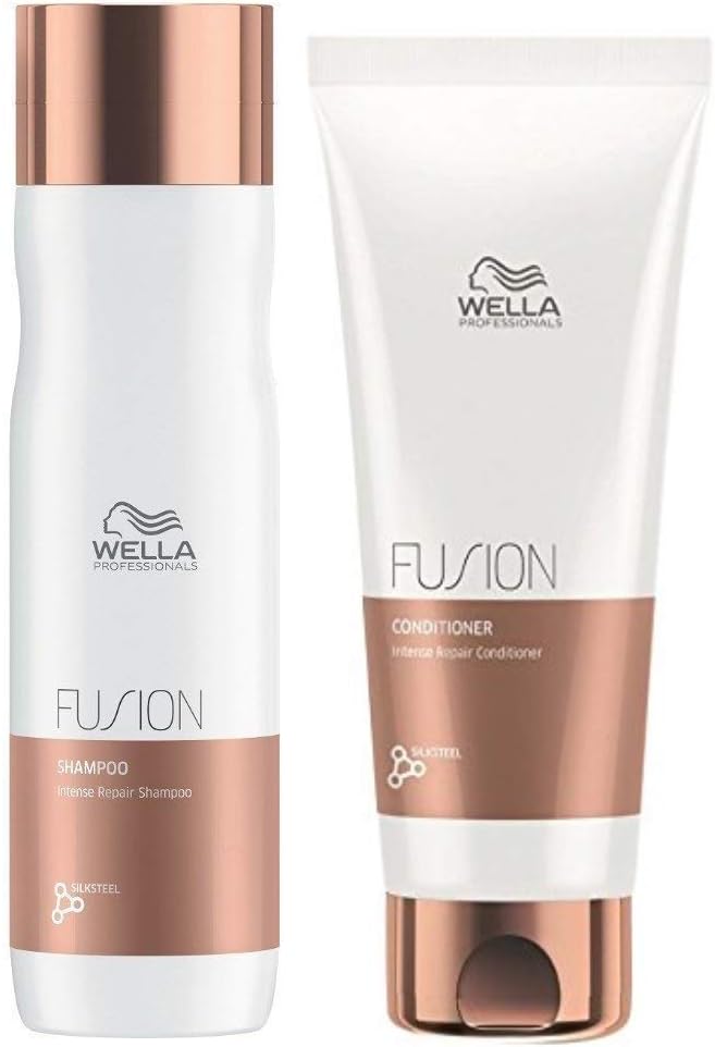 Wella Fusion Shampoo 250 ml + Conditioner 200 ml Amazon.co.uk Beauty