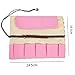 iSuperb® Cute Roll-up Pencil Bag 4PCS Differently-Colored Striped Polka Dot Pouches Canvas Stationary Bag Case Cosmetics Bag Pouch for Students Girls Boys(4 PCS Striped Polka Dot Roll-up Pencil Bag)
