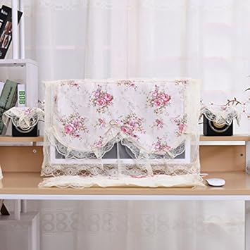 Pastoral Stoff Blumen Computerabdeckung 5 Sets 1 Display Abdeckung Eine Tastatur Abdeckung Eine Host Sets 2 Audio Sets Amazon De Kuche Haushalt