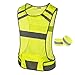 247 Viz Mesh Reflective Vest with Inside Pocket - High Visibility Reflective Running Gear Safety Vest Straps for Men, Women,Kids, for Night Running, Walking, & Cycling