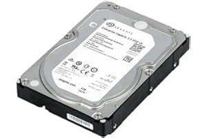 Seagate ST4000NM0035 Capacity 3.5'' HDD 4TB 7200 RPM 512n SATA 6Gb/s 128MB Cache Internal Hard Drive 4000 128 MB Cache 3.5-In