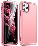Renmou iPhone 11 Pro Max Case,with [2 Pcs Tempered