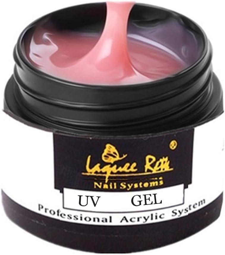 Berryhot Nail Extension Gel Poly Gel Lasting Finger Nail Crystal Jelly Camouflage UV Lamp Extension 30g Nail Patch Gel Nail Accessories Nail Art Care (Pink)