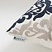 HWY 50 Decorative Couch Throw Pillows Covers 18x18 Inch Embroidered Cotton Geometric Accent Throw Pillow Cases Cushion Cover for Bed Bedroom 1 Piece Navy Blue
