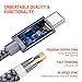 USB Type C Cable,Snowkids USB C Cable 6.6FT(2 Pack) Nylon Braided High Speed Cord USB Type A to C Fast Charger for Samsung Galaxy S10 S9 Note 10 9,Moto Z,LG V20 G5,Google Pixel 2XL,OnePlus 5 3T(Grey)