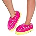 Silver Lilly Novelty Slippers - Plush Donut Dessert Food Slippers (Yellow XL)