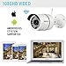 Bullet Camera, Uokoo Wireless Wifi IP 1080P 2.0 Megapixel HD Home Surveillance Indoor /Outdoor Cloud IP Camera , Mini Bullet Security Camera IP66 Waterproof IR Night Vision Security IP Camera(Y1080)