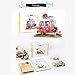 ROBOTIME Miniature Dollhouse Decorations with Accessories Wooden DIY House Projects Best Birthday Gifts for Adults & Children (Happy Camper)