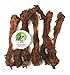 Sancho & Lola's Black Angus Beef Achilles Tendon Dog Chews - 9oz (7-10) Hickory & Mesquite Smoked/Made in Nebraska in Human-Grade in USDA Approved Facility/Naturally Grain-Free Rawhide-Free