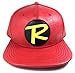 DC Comics Robin PU Faux Leather Snapback Red