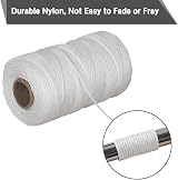 Tenn Well 1.5mm Braided Blind Cord 328ft White Nylon String for Shades view 2