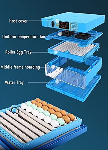 FHISD Eierinkubator und Hatcher, 256 Digitale Eier Inkubator Temperaturregelung Hatcher Automatische Hochleistungs… – Bild 3