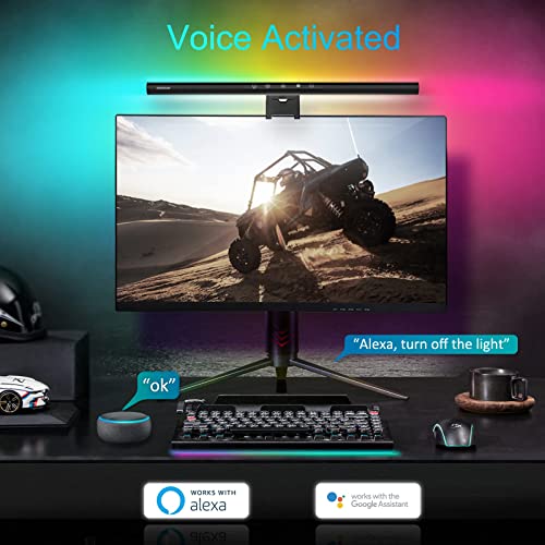 RGB Monitor Light Bar WiFi Smart, Ustellar USB Computer Monitor Lamp