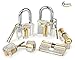 Cocoking 6pcs Locks Transparent Visible Cutaway Practice Kit Padlock Door Lock Pick Training Skill For Locksmith Beginner (6)
