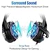 Butfulake GH1 Stereo Gaming Headset with mic & Splitter Cable for PUBG Over Ear Headphone noice Isolation mic, Surround Sound, Compatible with PS4, Xbox one S/X, Switch, PC, Skype (Sapphire Blue)thumb 3