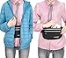 ENKNIGHT Big RFID Money Belt for Travel Running Waist Pack Fanny Pack Gray