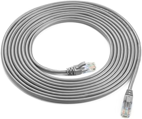 100 FT RJ45 CAT 6E 550MHZ MOLDED ETHERNET NETWORK PATCH CABLE - GRAY