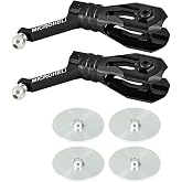 MICROHELI Aluminum Main Blade Grip w/Thrust Bearing (Black) - Blade Revolution 235 CP