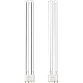 36W UV Replacement Bulbs, 36W UV Bulb Lamp Compatible with JEBAO PU-36W | Filter Sterili-zers, 2G11 4-Pin Bulb Base, HVAC U-V Light, 2-Pack