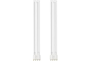 FKBYM 2-Pack 36W UV Replacement Bulbs, 36W UV Bulb Lamp, Compatible with JEBAO PU-36W Sterili-zers, 2G11 4-Pin Bulb Base, HVA