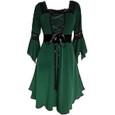Dare to Wear Renaissance Corset Dress: Timeless Victorian Gothic Witchy Women's Gown for Everyday Halloween Cosplay Festivals